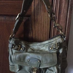 Coach Distressed Gray Vachetta Bag